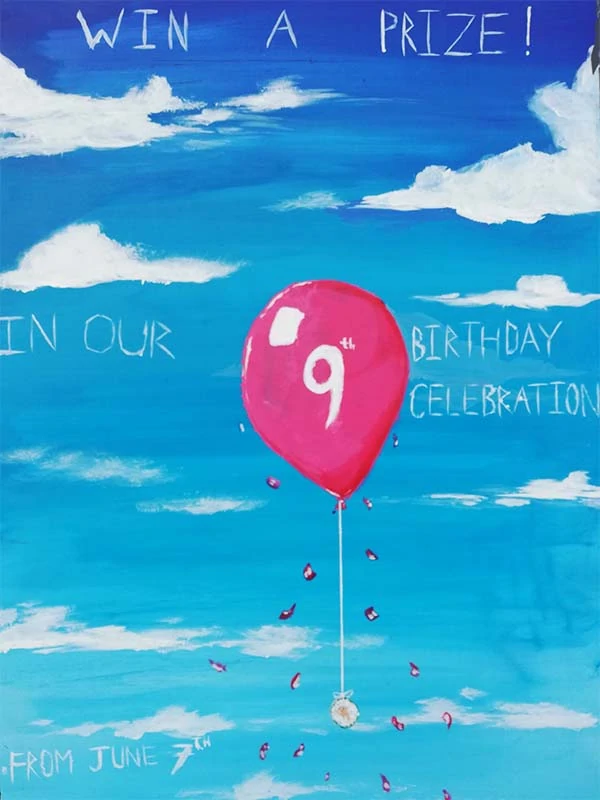 9th anniversary celebration invitation