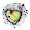 Prawn Avocado Uramaki inside-out sushi roll