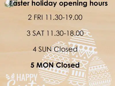 Easter 2021 Opening Hours